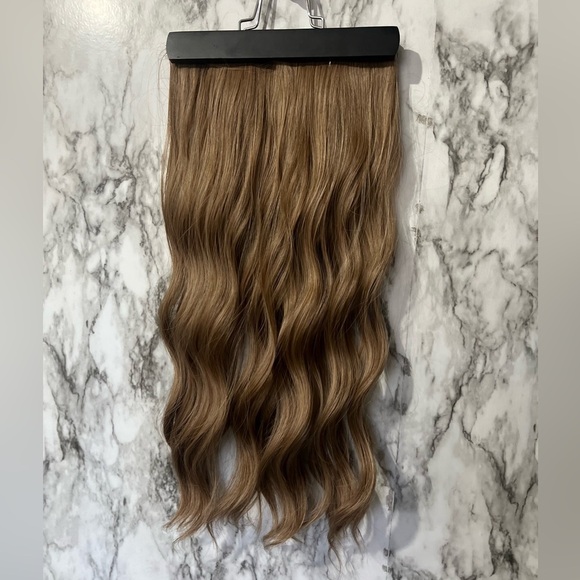 Other - 20 In 4 pcs  Set Thick Clip In Hair Extensions dark blonde Wavy Clip in …
